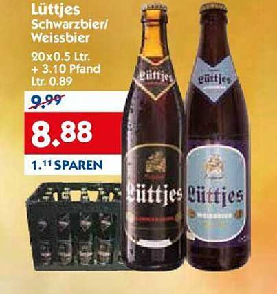 Lüttjes Schwarzbier/Weissbier