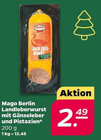 Mago Berlin Landleberwurst mit Gänseleber und Pistazien*