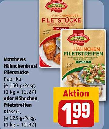 Matthews Hähnchenbrust Filetstücke