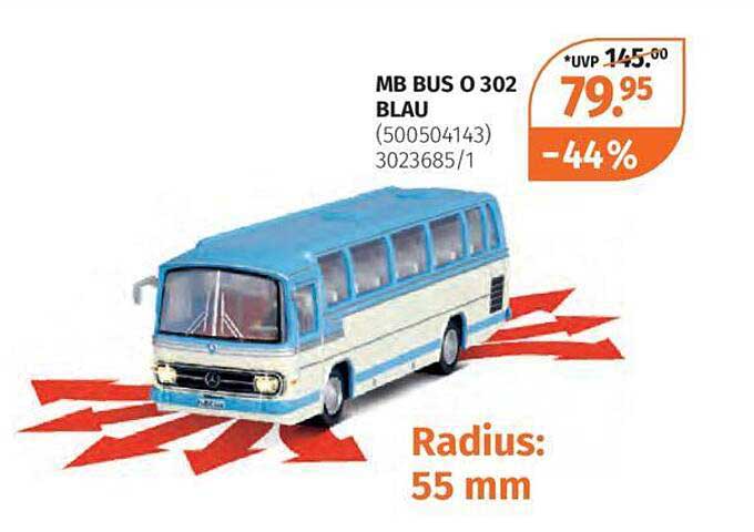 MB BUS O 302 BLAU