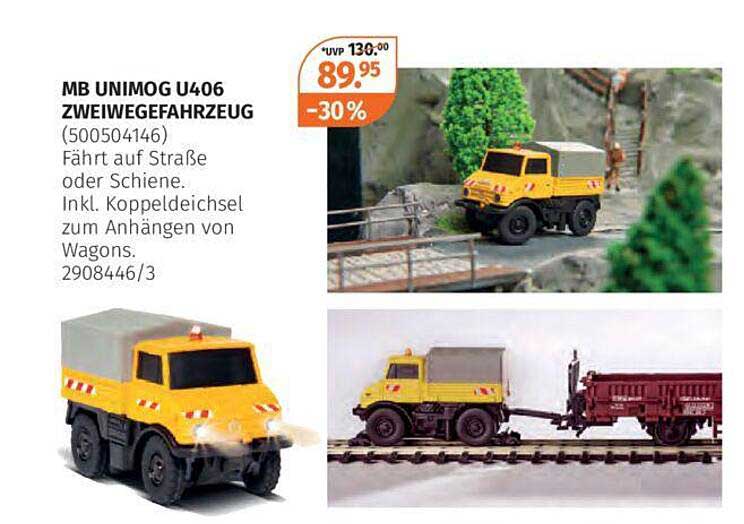 MB UNIMOG U406 ZWEIWEGEFAHRZEUG