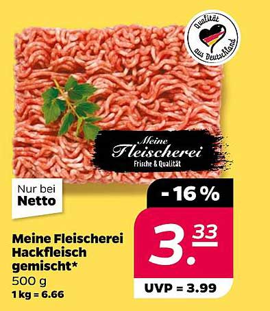 Meine Fleischerei Hackfleisch gemischt*