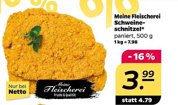 Meine Fleischerei Schweineschnitzel*