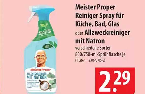 Meister Proper Allzweckreiniger mit Natron