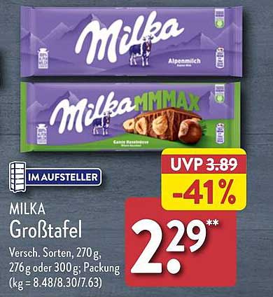 MILKA Großtafel