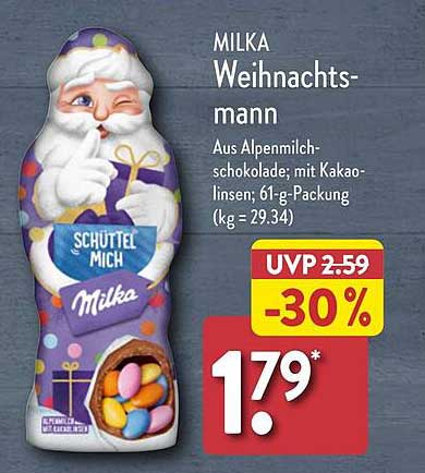 MILKA Weihnachtsmann