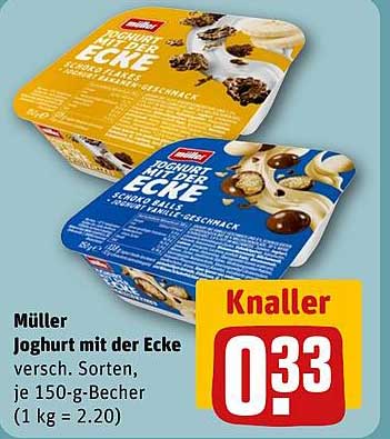 Müller Joghurt mit der Ecke