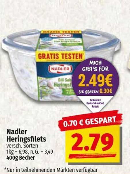 Nadler Heringsfilets