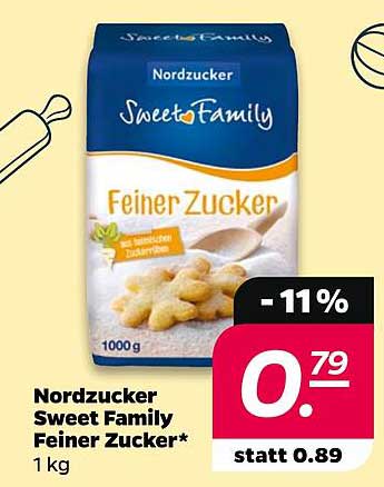 Nordzucker Sweet Family Feiner Zucker*