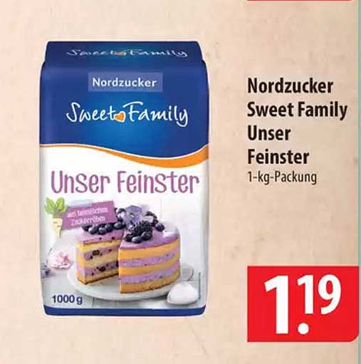 Nordzucker Sweet Family Unser Feinster