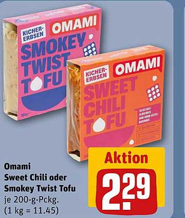 Omami Sweet Chili oder Smokey Twist Tofu