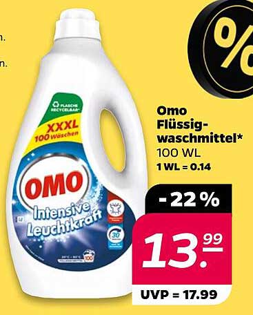 Omo Flüssigwaschmittel*