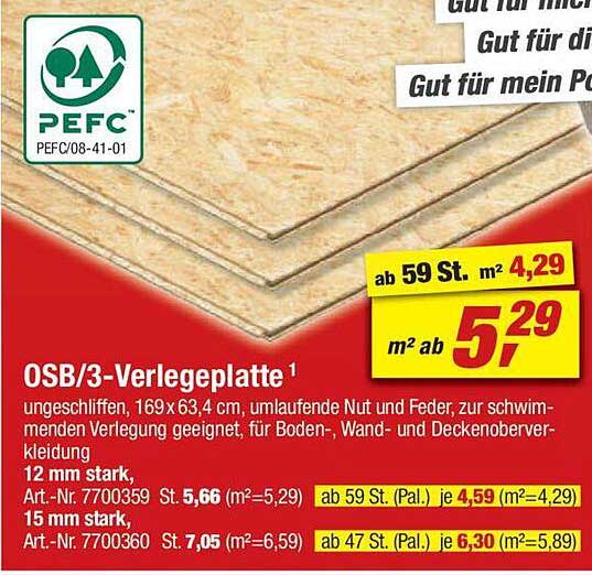 OSB/3-Verlegeplatte