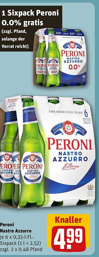 Peroni Nastro Azzurro 0.0%