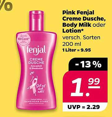 Pink Fenjal Creme Dusche, Body Milk oder Lotion*