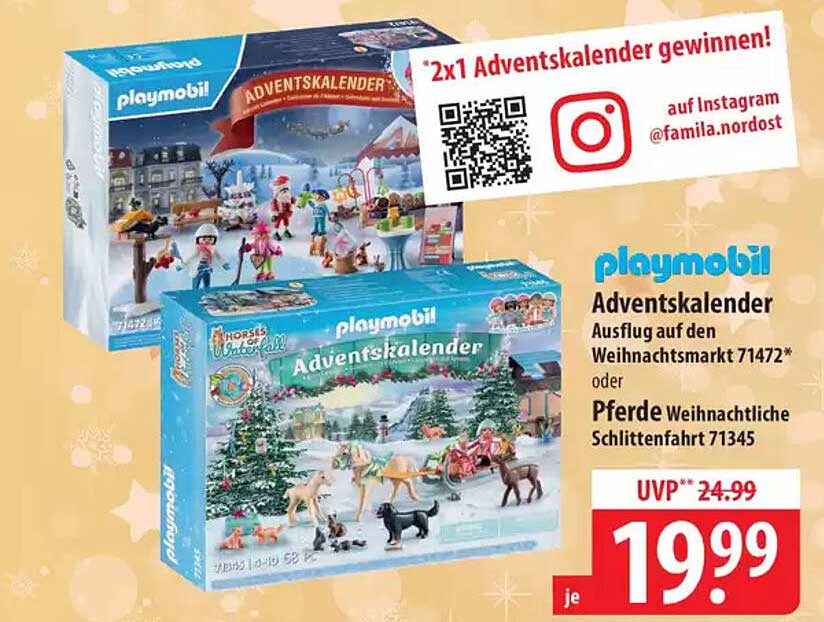 playmobil Adventskalender