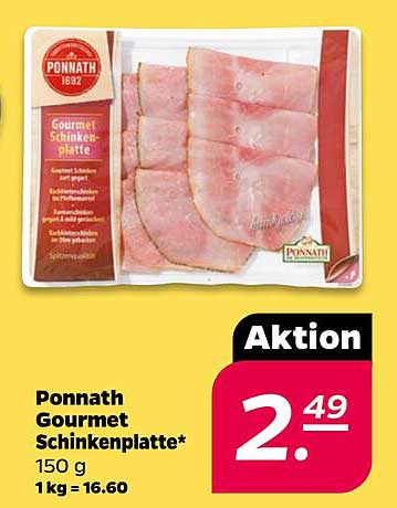 Ponnath Gourmet Schinkenplatte