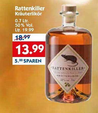 Rattenkiller Kräuterlikör