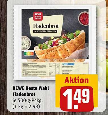 REWE Beste Wahl Fladenbrot