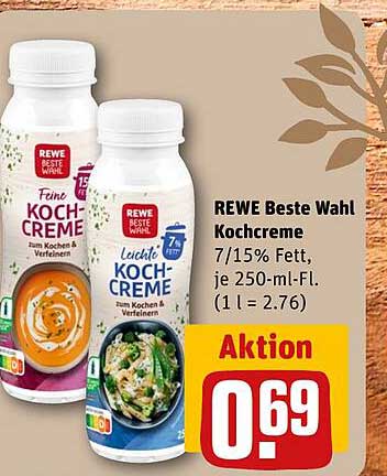 REWE Beste Wahl Kochcreme