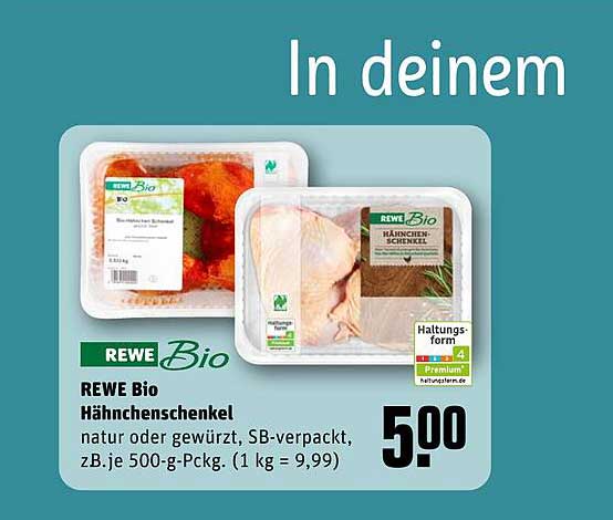 REWE Bio Hähnchenschenkel