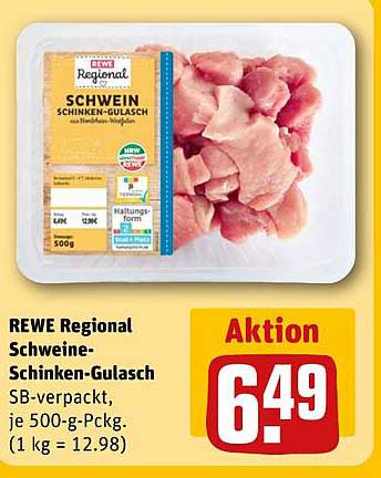 REWE Regional Schweine-Schinken-Gulasch