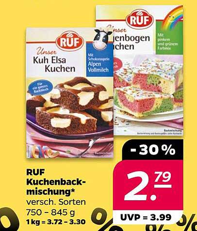 RUF Kuchenbackmischung