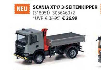 SCANIA XT17 3-SEITENKIPPER