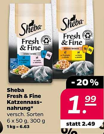 Sheba Fresh & Fine Katzennahrung*