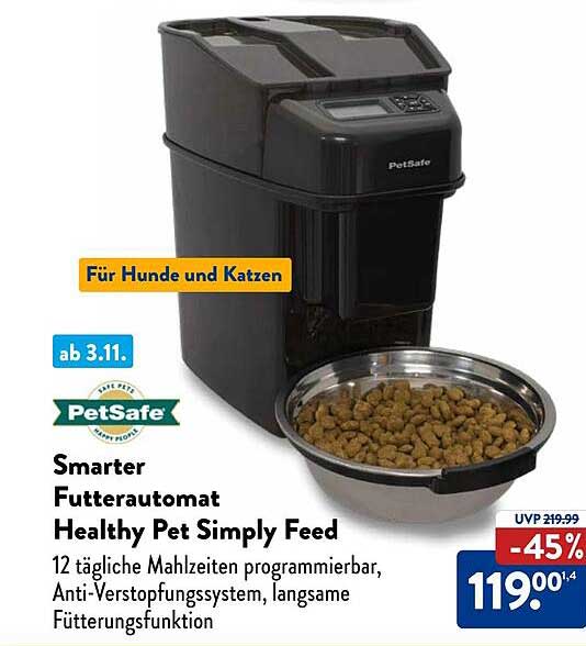 Smarter Futterautomat Healthy Pet Simply Feed