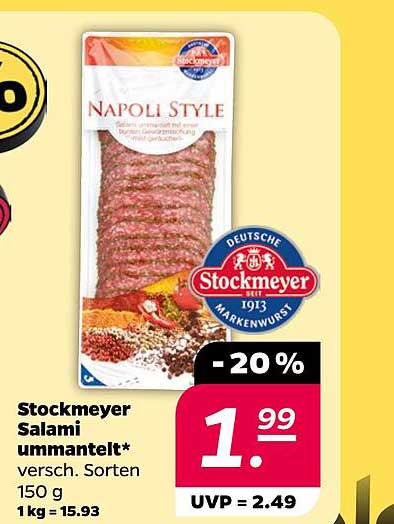 Stockmeyer Salami ummantelt* Napoli Style