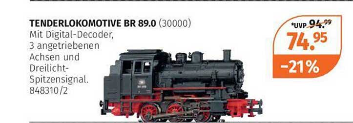 TENDERLOKOMOTIVE BR 89.0 (30000)