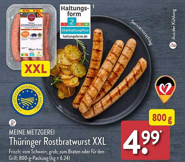 Thüringer Rostbratwurst XXL