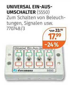 UNIVERSAL EIN-AUS-UMSCHALTER (5550)