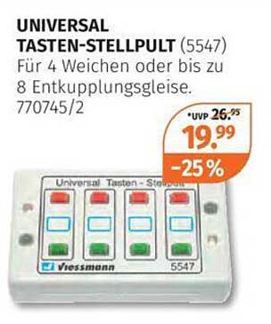 UNIVERSAL TASTEN-STELLPULT (5547)