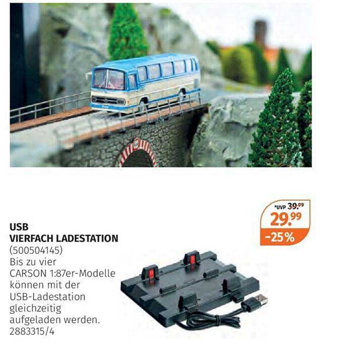 USB VIERFACH LADESTATION