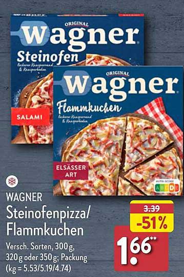 Wagner Steinofenpizza/Flammkuchen