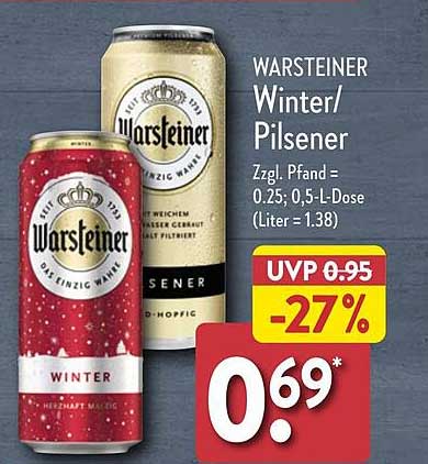 WARSTEINER Winter/Pilsener