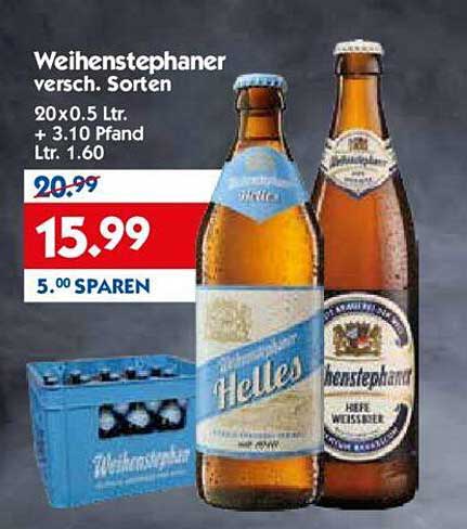 Weihenstephaner versch. Sorten