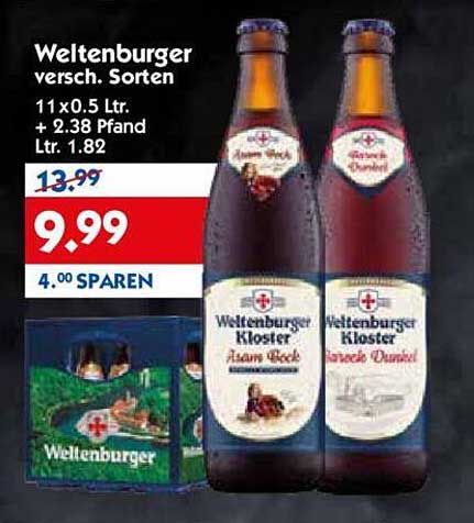 Weltenburger  versch. Sorten