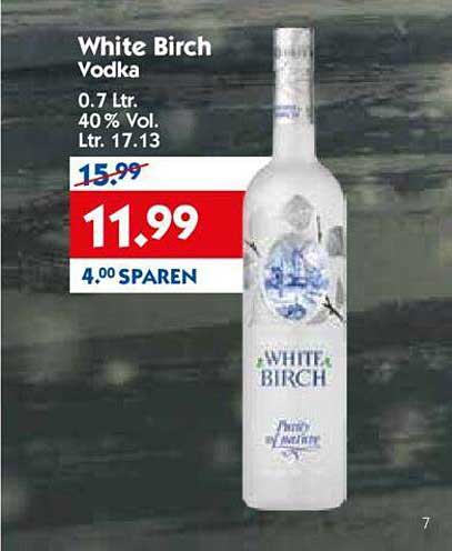 White Birch Vodka