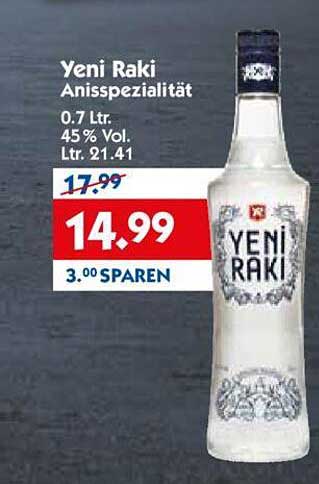 Yeni Raki Anisspezialität