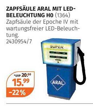 Zapfsäule ARAL MIT LED-BELEUCHTUNG HO (1364)