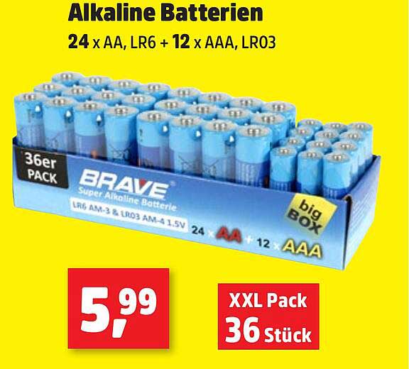 Alkaline Batterien