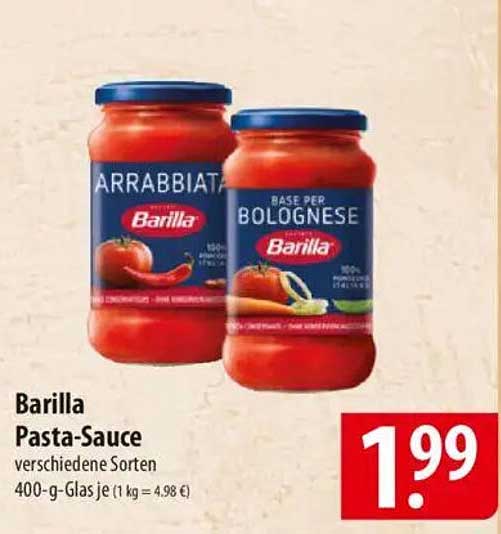 Barilla Pasta-Sauce