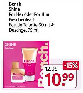 Bench Shine For Her oder For Him Geschenkset