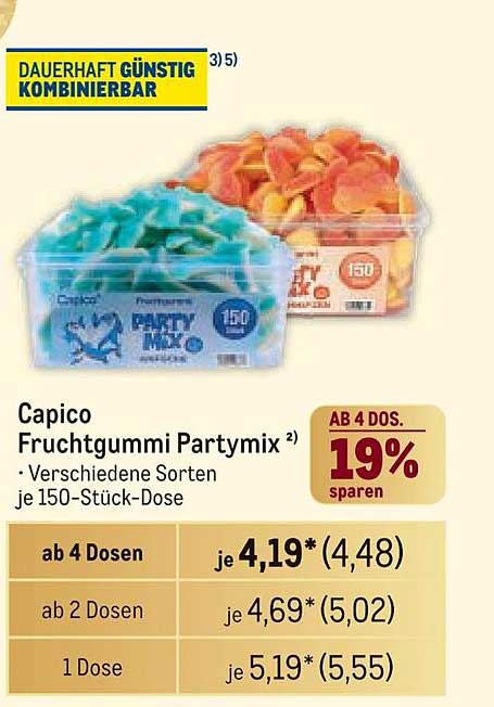 Capico Fruchtgummi Party mix