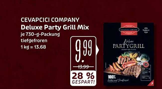 Deluxe Party Grill Mix