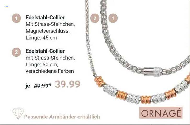 Edelstahl-Collier