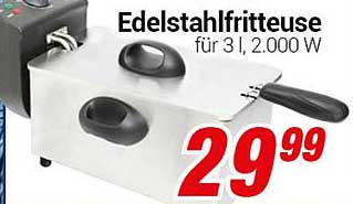 Edelstahlfritteuse